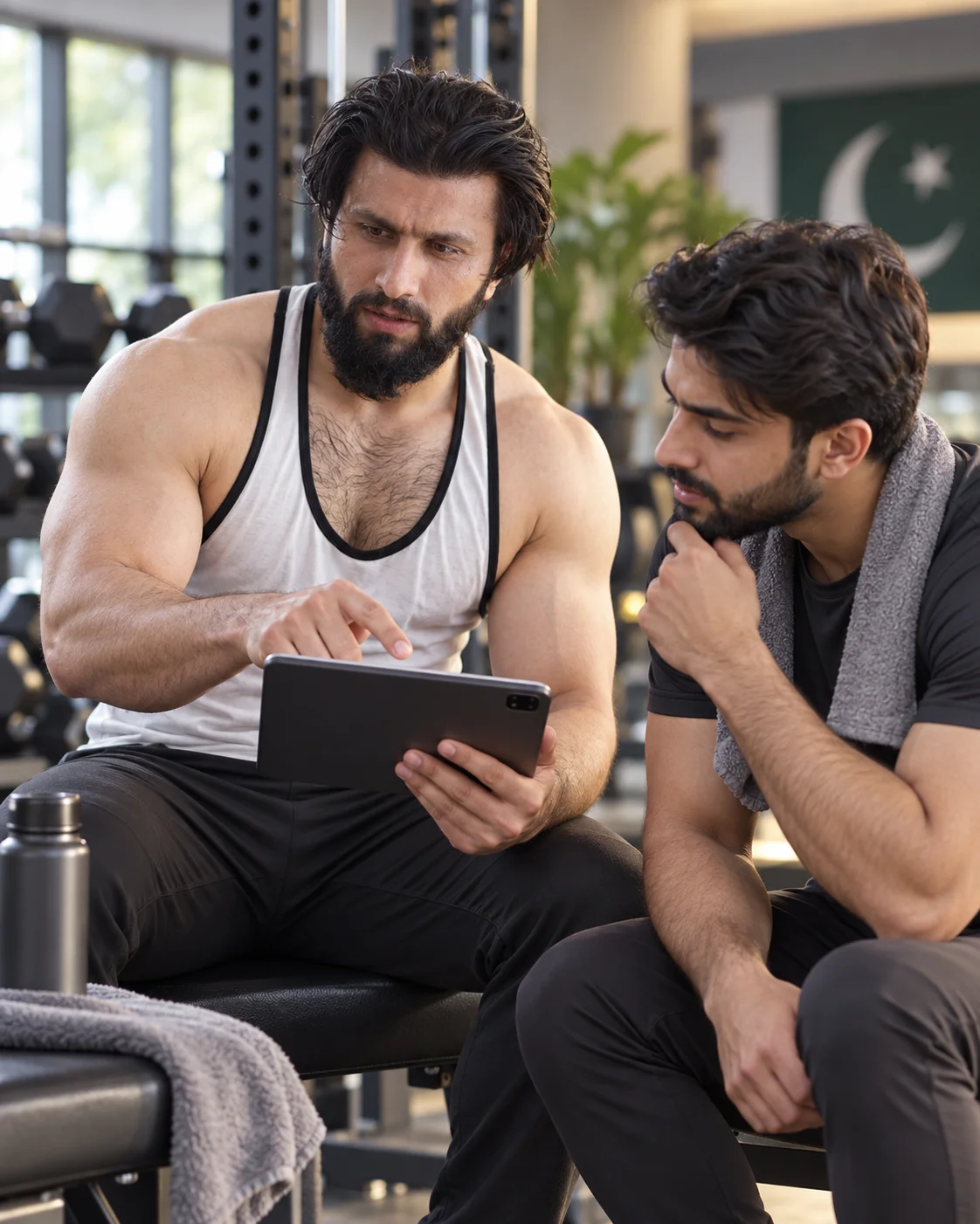 Awais Khan Afridi providing personalised fitness coaching